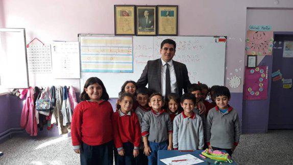 Kaymakamımız ve İlçe Milli Eğitim Müdürümüzün Karaşar ve Şehit Lokman Cansız İlk-Ortaokullarını Ziyaretleri
